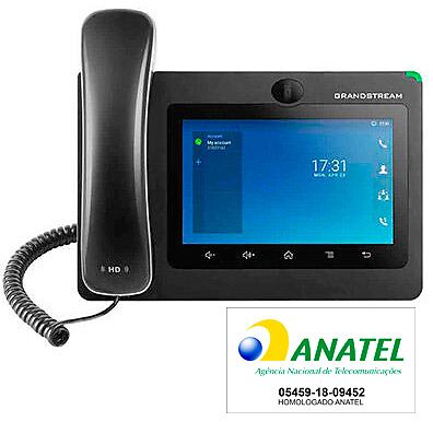 Videofone IP Grandstream GXV3370 Android 7.0 Tela 7" HD WiFi Bluetooth