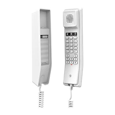 GHP610W Grandstream: Telefone IP de Hotelaria Wi-Fi Dual Band, 2 Linhas SIP, Branco