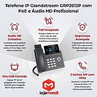 Telefone IP Grandstream GRP2612P 2 Linhas SIP PoE e Áudio HD - miniatura 4
